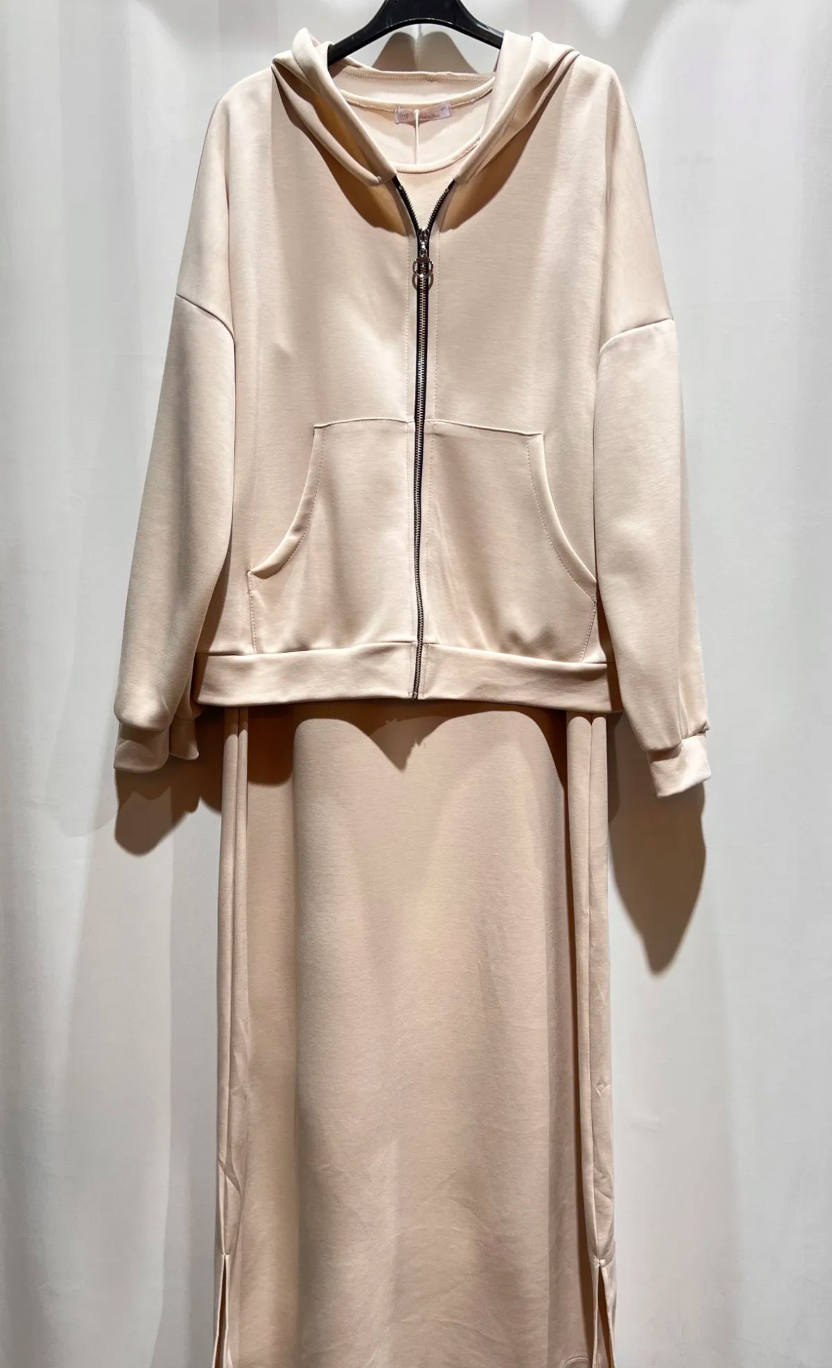 Hoodie Kleid 2- Teiler