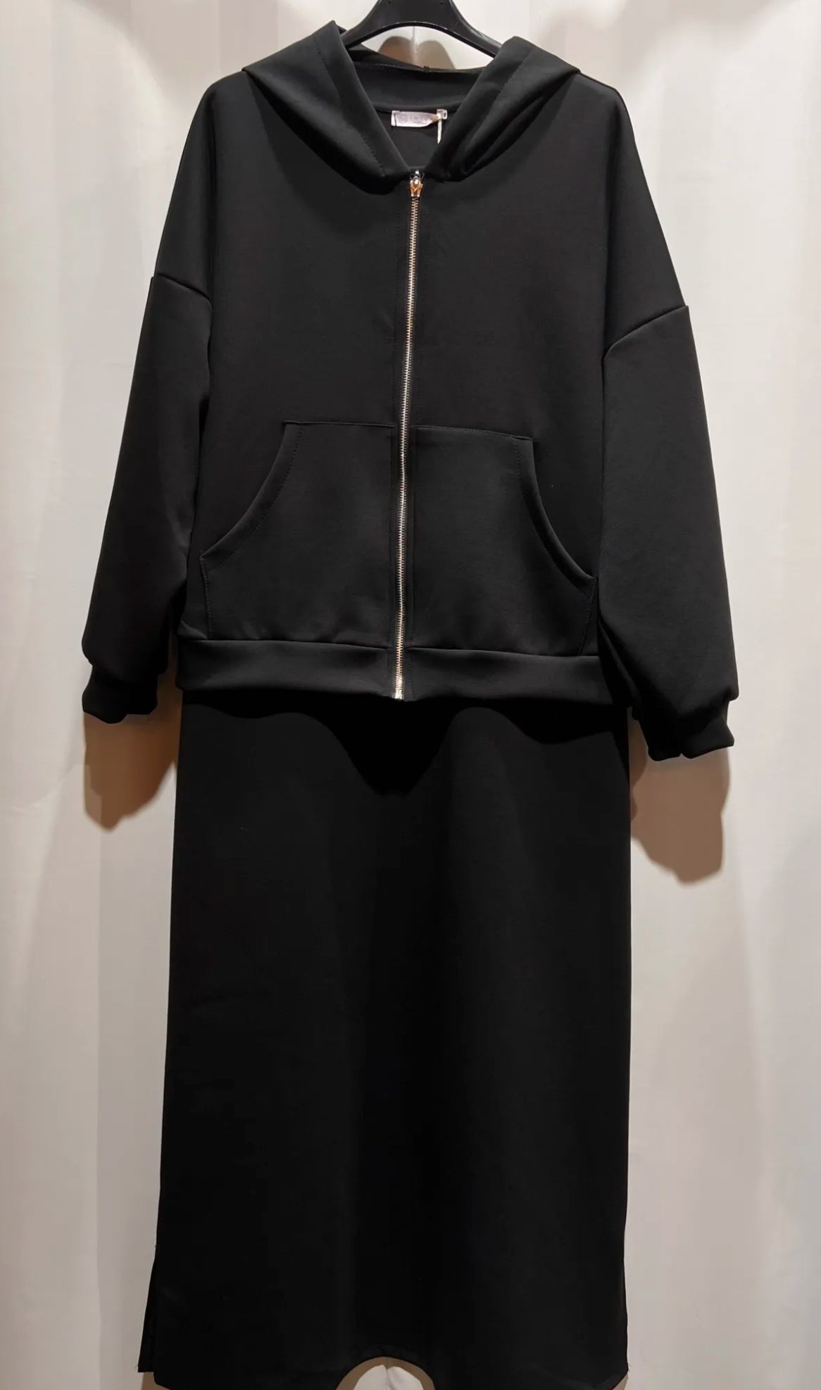 Hoodie Kleid 2- Teiler