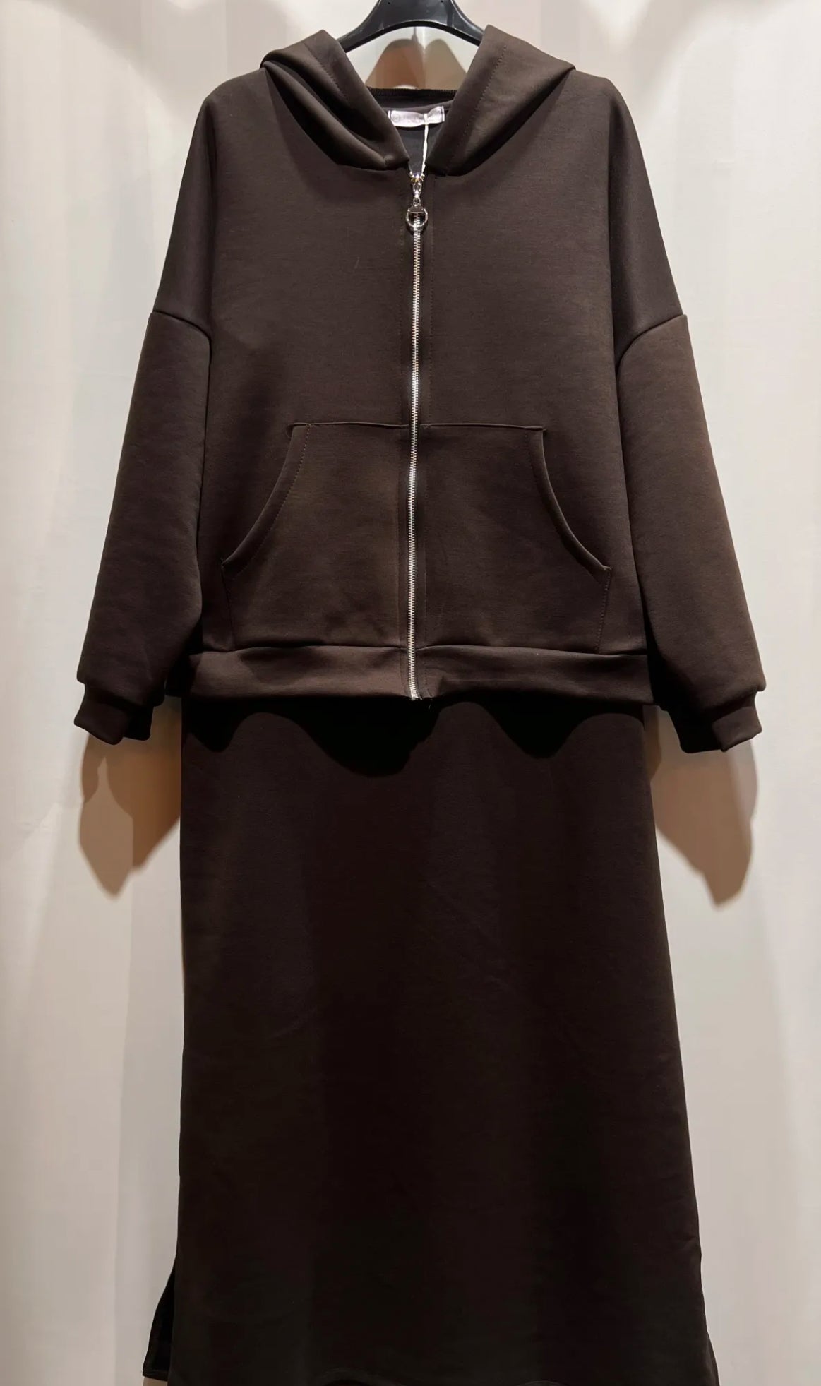 Hoodie Kleid 2- Teiler