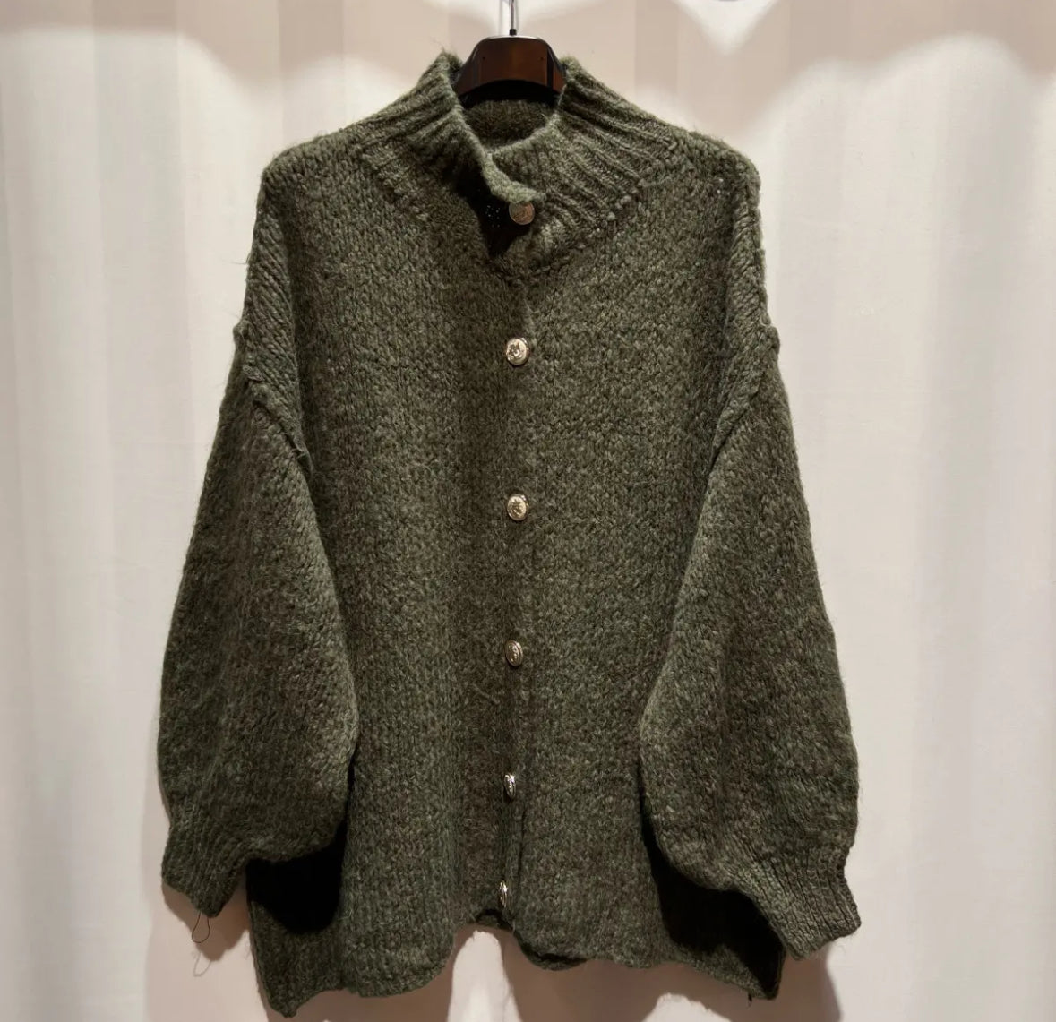 LANGE OVERSIZE Strickjacke