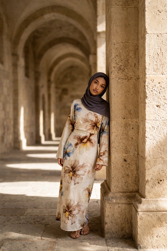 Soft- Viskose Sommerkleid Flora 💐