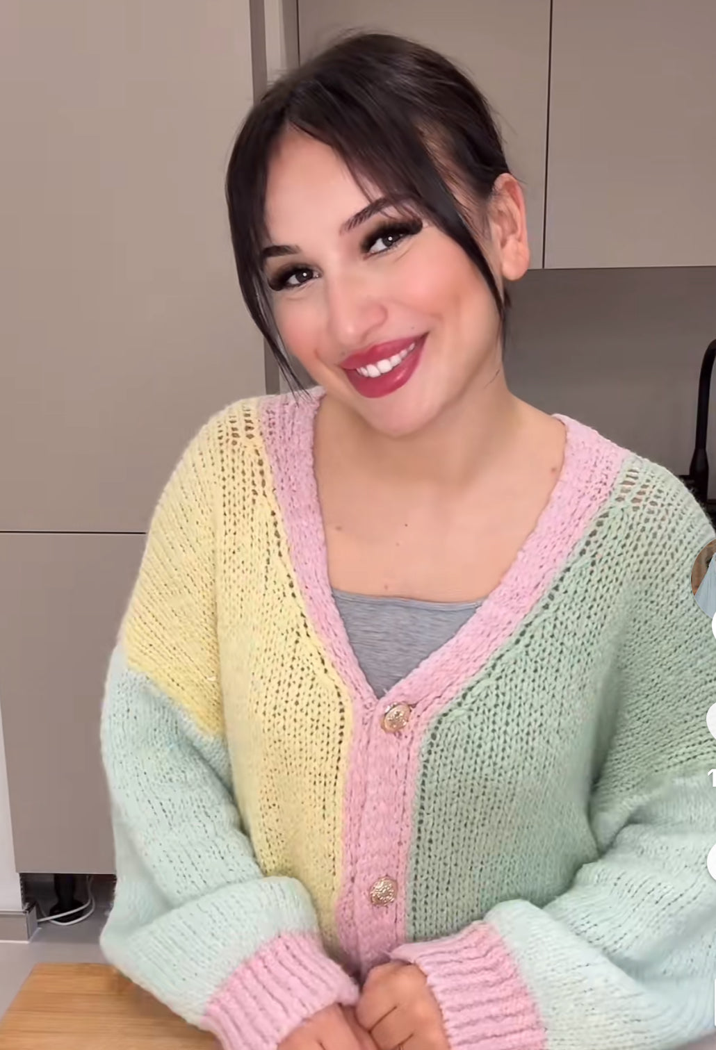 Candy mix Strickjacke