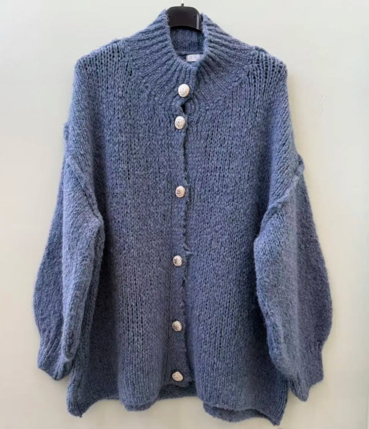 LONG OVERSIZE Strickjacke