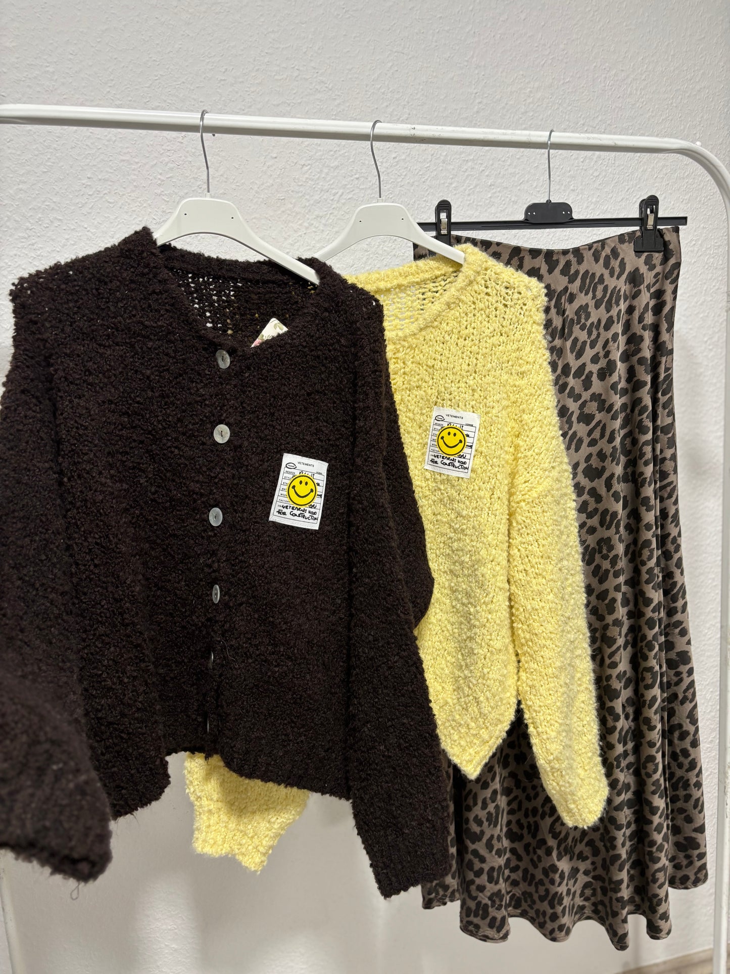 Smiley Cozy Strickjacke