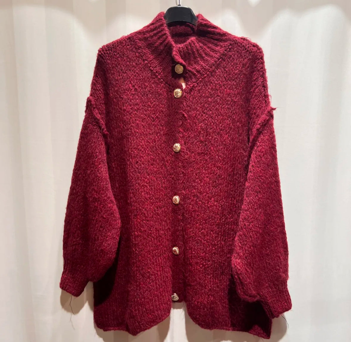 LANGE OVERSIZE Strickjacke