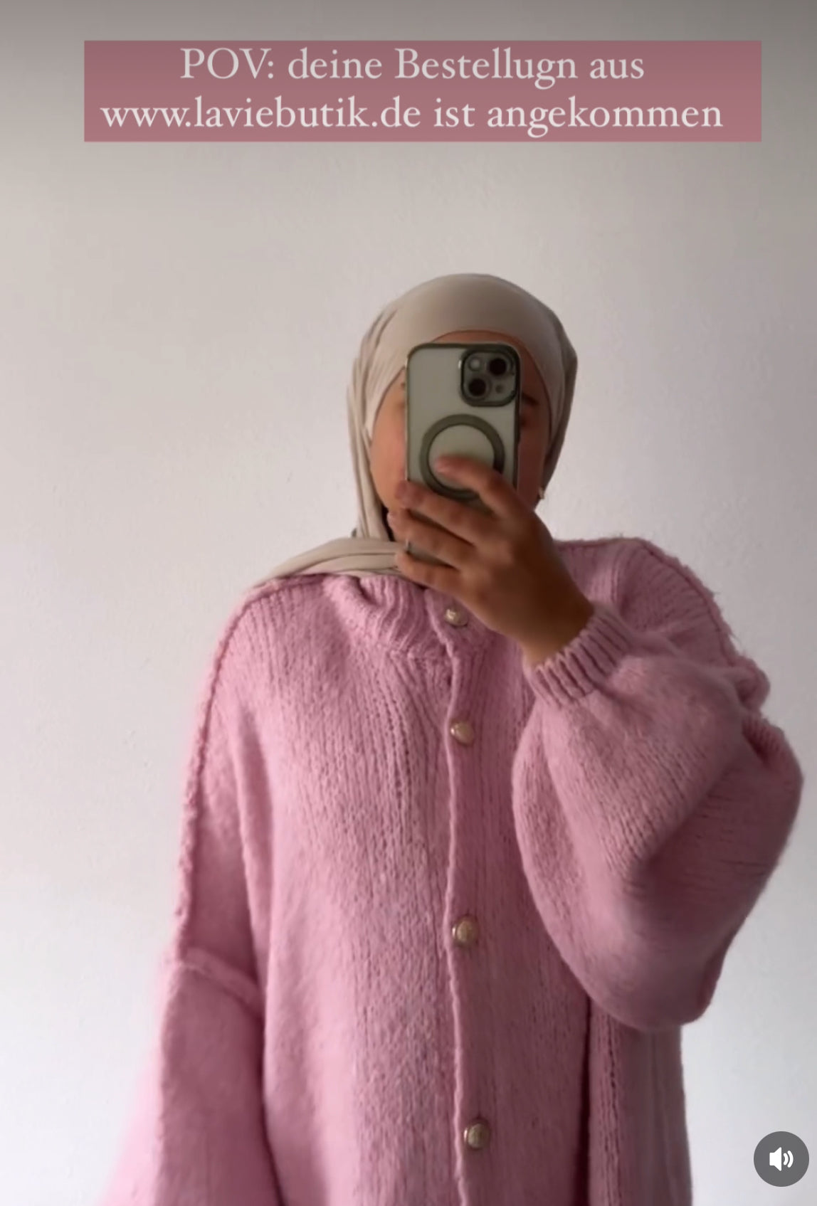 LONG OVERSIZE Strickjacke