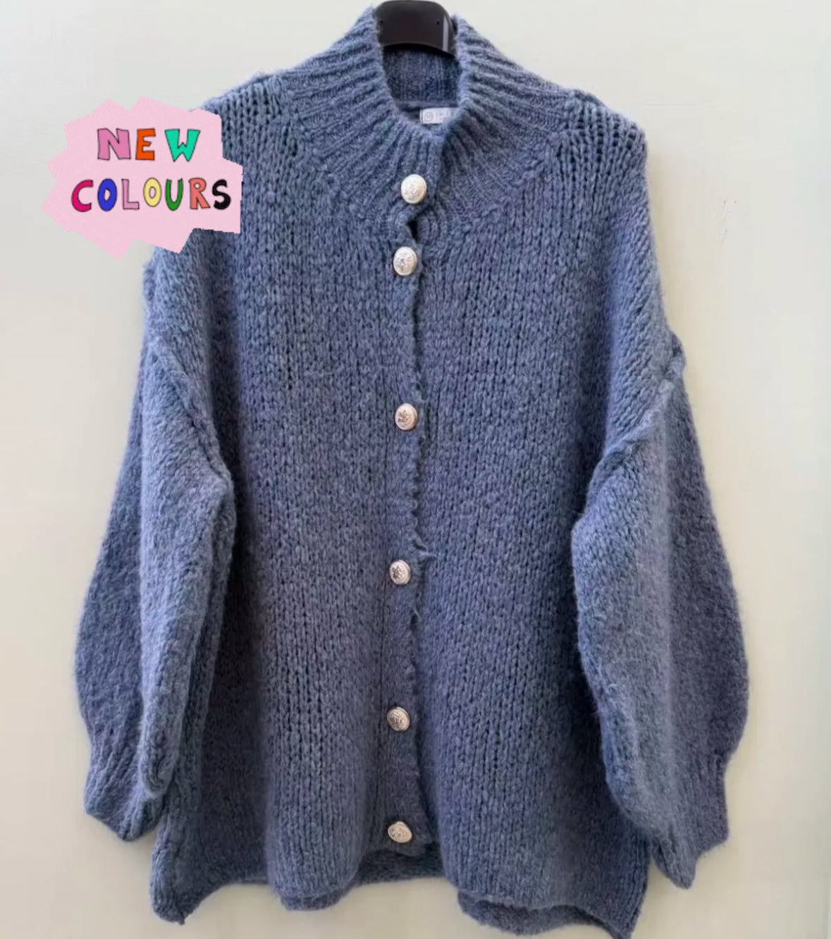 LANGE OVERSIZE Strickjacke