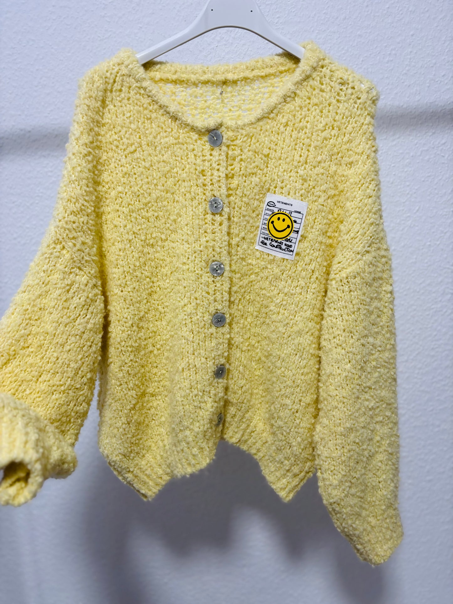 Smiley Cozy Strickjacke