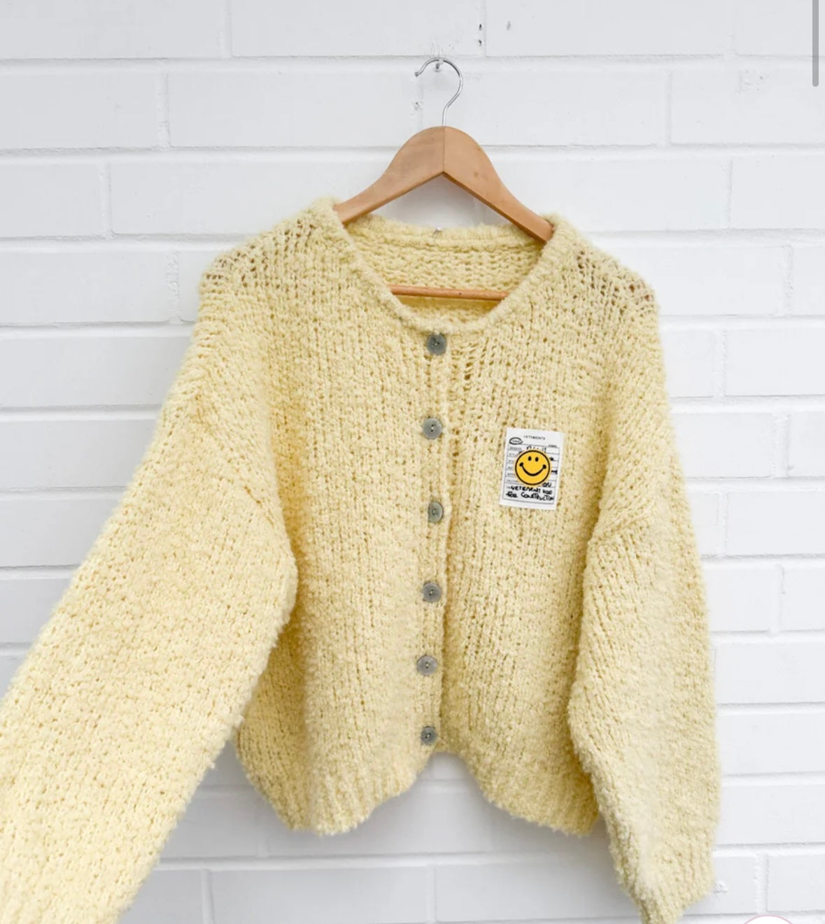 Smiley Cozy Strickjacke
