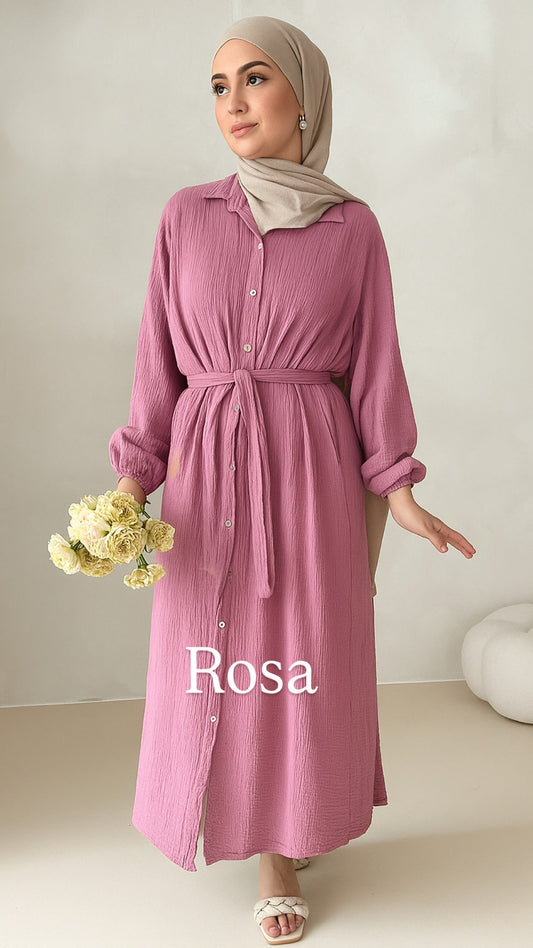 Musselin Kleid + Musselin Set