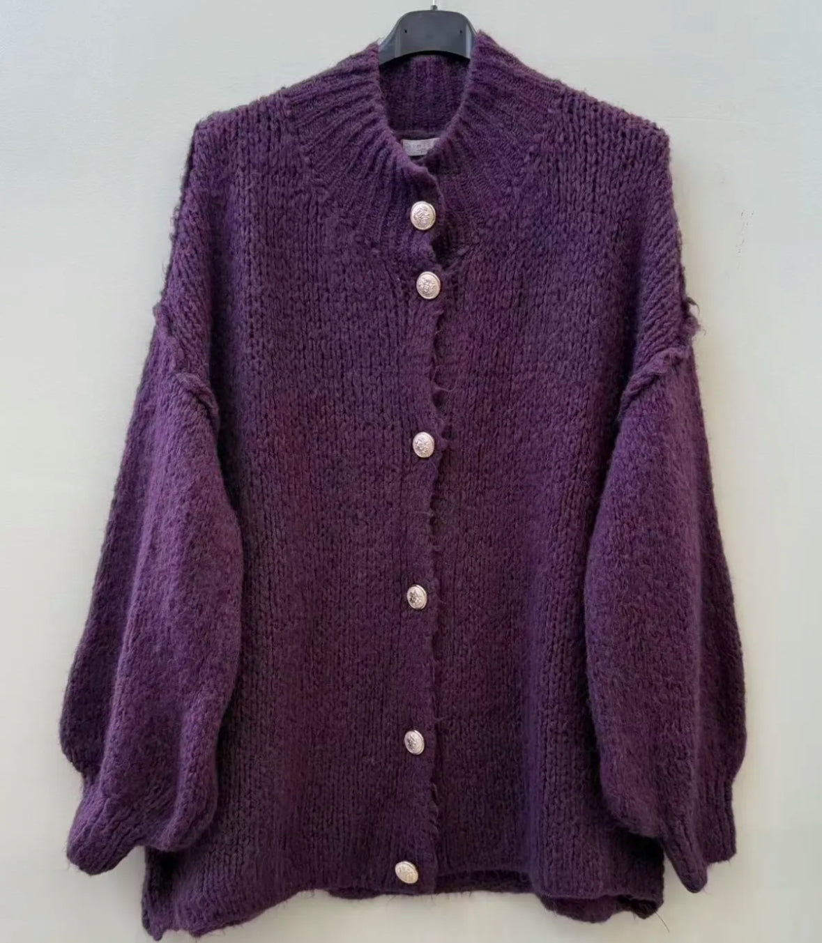 LANGE OVERSIZE Strickjacke