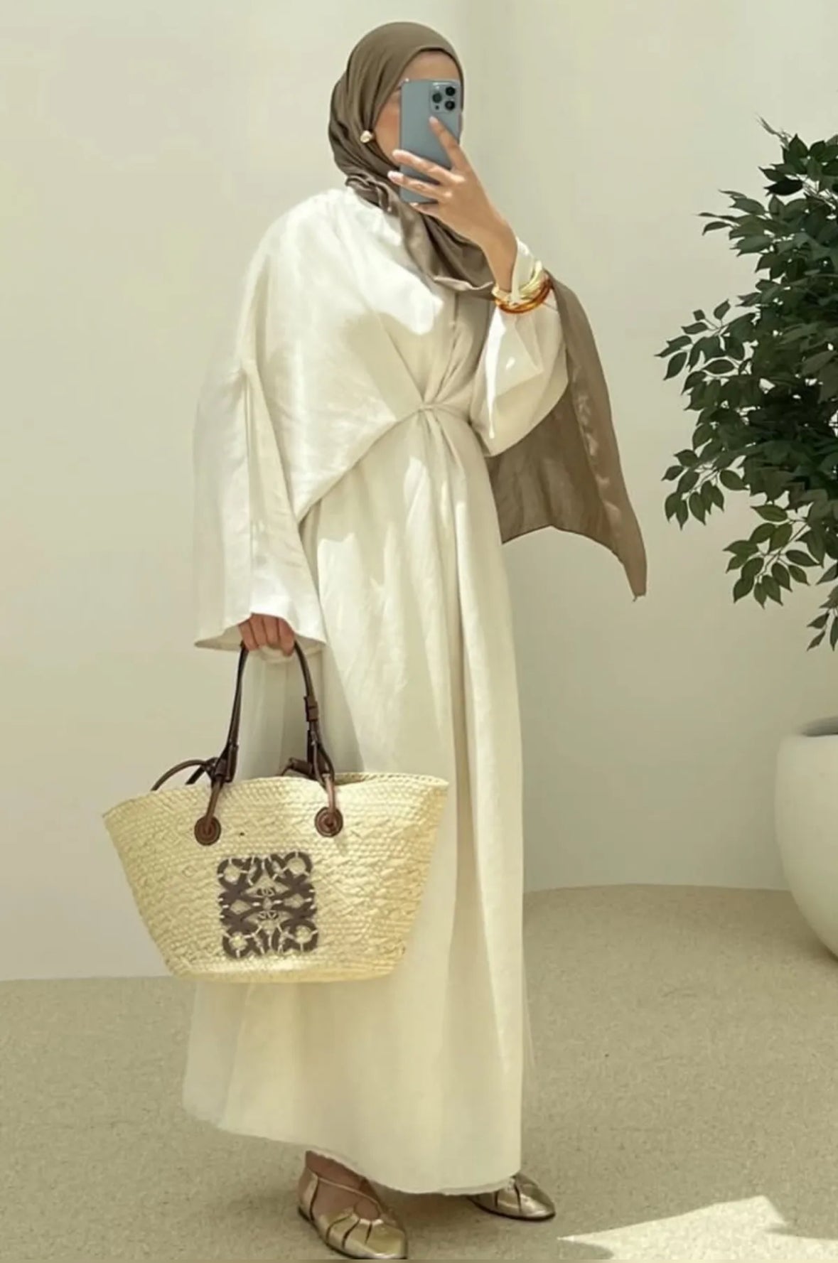 🕊️ Timeless Grace – Kaftankleid / Nikahkleid mit Drapierung