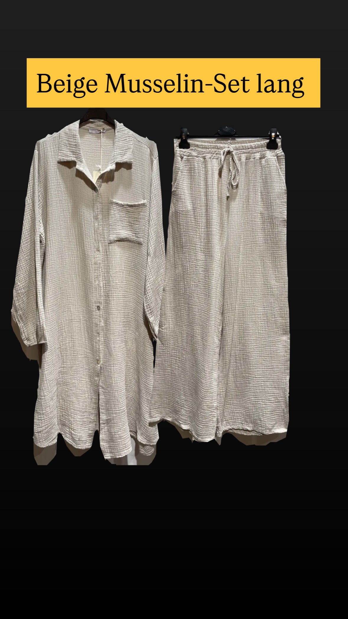 Musselin Kleid + Musselin Set