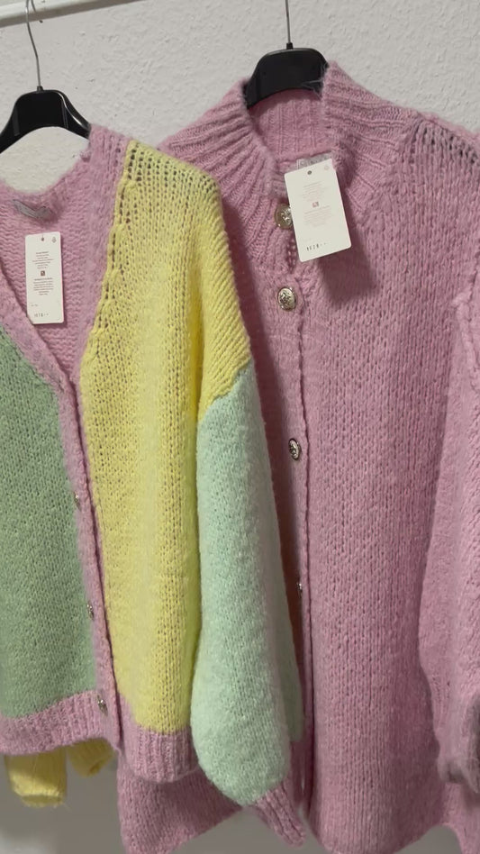 Candy mix Strickjacke
